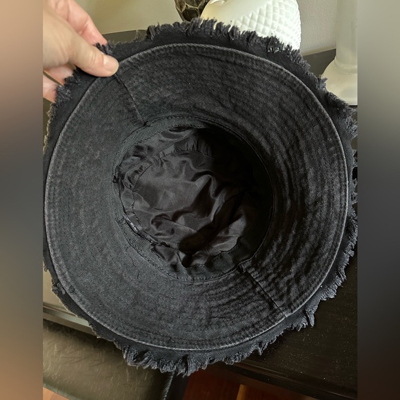 Black Canvas Bucket Hat - Picture 5 of 8